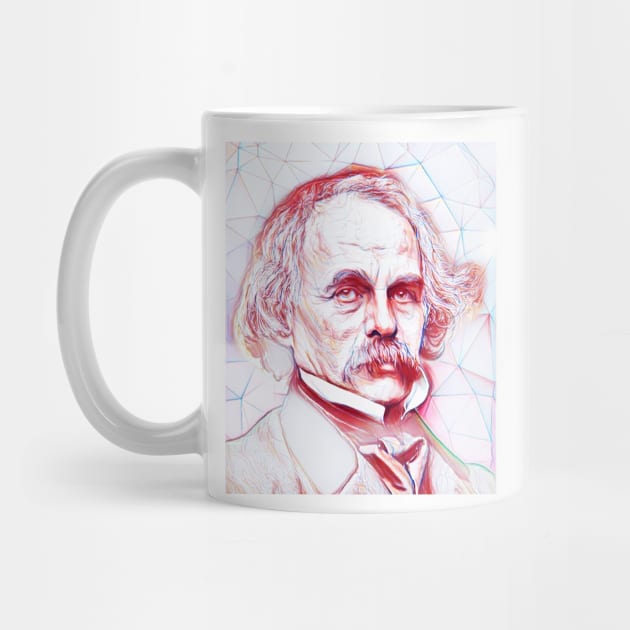 Nathaniel Hawthorne Portrait | Nathaniel Hawthorne Artwork by JustLit